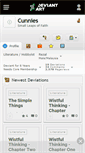 Mobile Screenshot of cunnies.deviantart.com