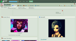 Desktop Screenshot of envysheart.deviantart.com