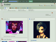 Tablet Screenshot of envysheart.deviantart.com