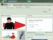 Tablet Screenshot of julevo.deviantart.com