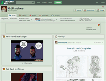 Tablet Screenshot of kirbbrimstone.deviantart.com