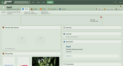 Desktop Screenshot of kalyr.deviantart.com