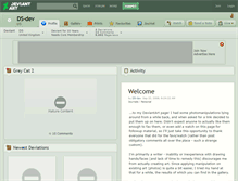Tablet Screenshot of ds-dev.deviantart.com