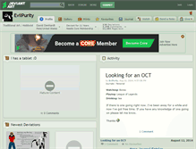 Tablet Screenshot of evilpurity.deviantart.com