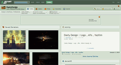 Desktop Screenshot of dastydesign.deviantart.com