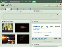Tablet Screenshot of dastydesign.deviantart.com