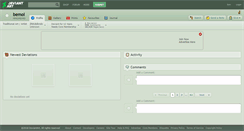 Desktop Screenshot of bemol.deviantart.com