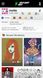 Mobile Screenshot of mollie.deviantart.com
