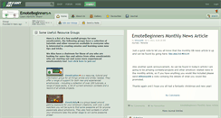 Desktop Screenshot of emotebeginners.deviantart.com