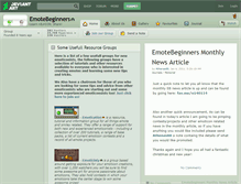 Tablet Screenshot of emotebeginners.deviantart.com