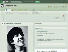 Tablet Screenshot of george-harrison.deviantart.com