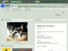 Tablet Screenshot of jack85.deviantart.com