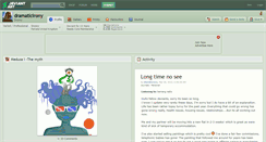 Desktop Screenshot of dramaticirony.deviantart.com