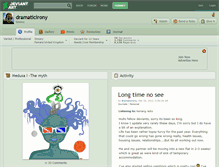 Tablet Screenshot of dramaticirony.deviantart.com