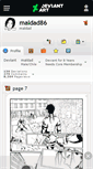 Mobile Screenshot of maldad86.deviantart.com