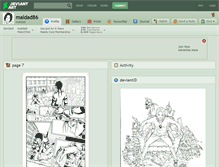 Tablet Screenshot of maldad86.deviantart.com