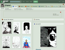 Tablet Screenshot of djlegaspi.deviantart.com