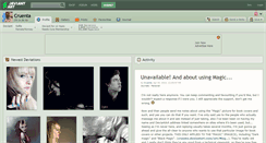 Desktop Screenshot of cruenta.deviantart.com