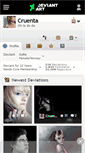 Mobile Screenshot of cruenta.deviantart.com