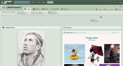Desktop Screenshot of latinprincess17.deviantart.com