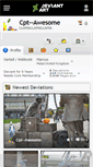 Mobile Screenshot of cpt--awesome.deviantart.com
