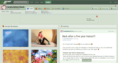 Desktop Screenshot of clarabellafairestock.deviantart.com