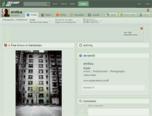 Tablet Screenshot of erotica.deviantart.com