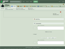 Tablet Screenshot of olliban.deviantart.com