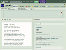 Tablet Screenshot of lyesmyth.deviantart.com