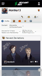 Mobile Screenshot of monika13.deviantart.com