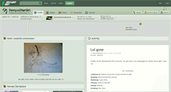 Desktop Screenshot of demyxssitargirl.deviantart.com