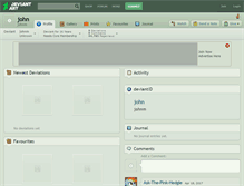 Tablet Screenshot of john.deviantart.com