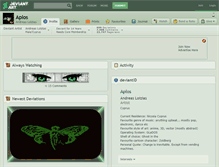Tablet Screenshot of aplos.deviantart.com