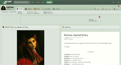 Desktop Screenshot of kathaer.deviantart.com