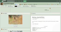 Desktop Screenshot of frankwolfephotograph.deviantart.com