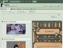 Tablet Screenshot of fayrinn.deviantart.com