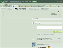 Tablet Screenshot of naiya-son.deviantart.com