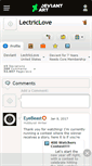 Mobile Screenshot of lectriclove.deviantart.com