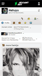 Mobile Screenshot of mahuyu.deviantart.com