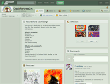 Tablet Screenshot of crackfortress2.deviantart.com