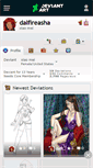 Mobile Screenshot of dalfireasha.deviantart.com