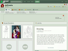 Tablet Screenshot of dalfireasha.deviantart.com