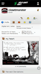 Mobile Screenshot of closetmonster.deviantart.com