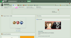 Desktop Screenshot of mennie3x.deviantart.com