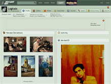 Tablet Screenshot of logicalx.deviantart.com