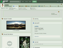 Tablet Screenshot of exeles.deviantart.com