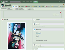Tablet Screenshot of dakota89.deviantart.com