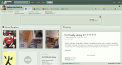 Desktop Screenshot of malkavianmarine.deviantart.com