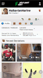 Mobile Screenshot of malkavianmarine.deviantart.com