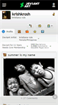 Mobile Screenshot of krishkrosh.deviantart.com